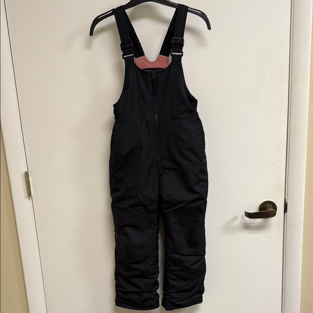 All in Motion Black Snow Bib Overalls 4/5